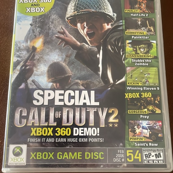 RARE XBOX 360 Special: Call of Duty 2 Demo (February 2006) - Disc #54 - Picture 4 of 13